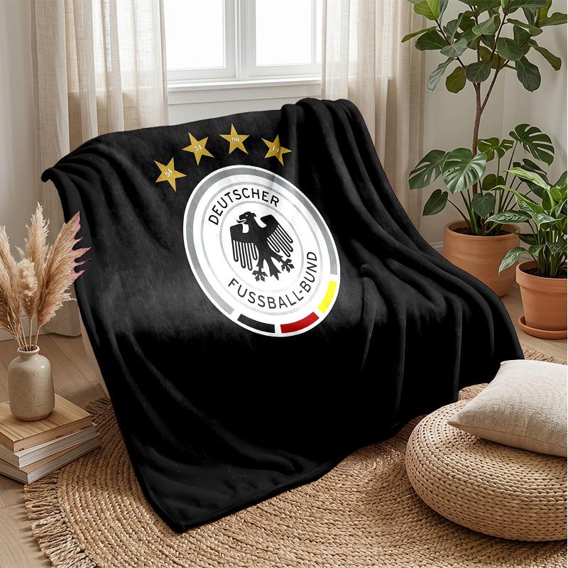 Germany national football team Theme blanket Soft Flannel Blanket Plush Throw Blanket Cozy Sofa Bed Blanket for Home Decor