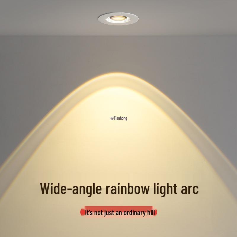 Double-Layer Rainbow Recessed Spotlight for Living Room TV Wall - 2024 Update