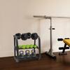 Robust Gym Equipment Organizer, Dumbbell Rack & Kettlebell Holder 220 Lbs Capacity for Weight Plates & Free Weights Organization