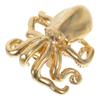 Elegant Octopus Cabinet Knob Brushed Brass Finish for Vintage Nautical Decor Drawer Wardrobe Furniture Hardware