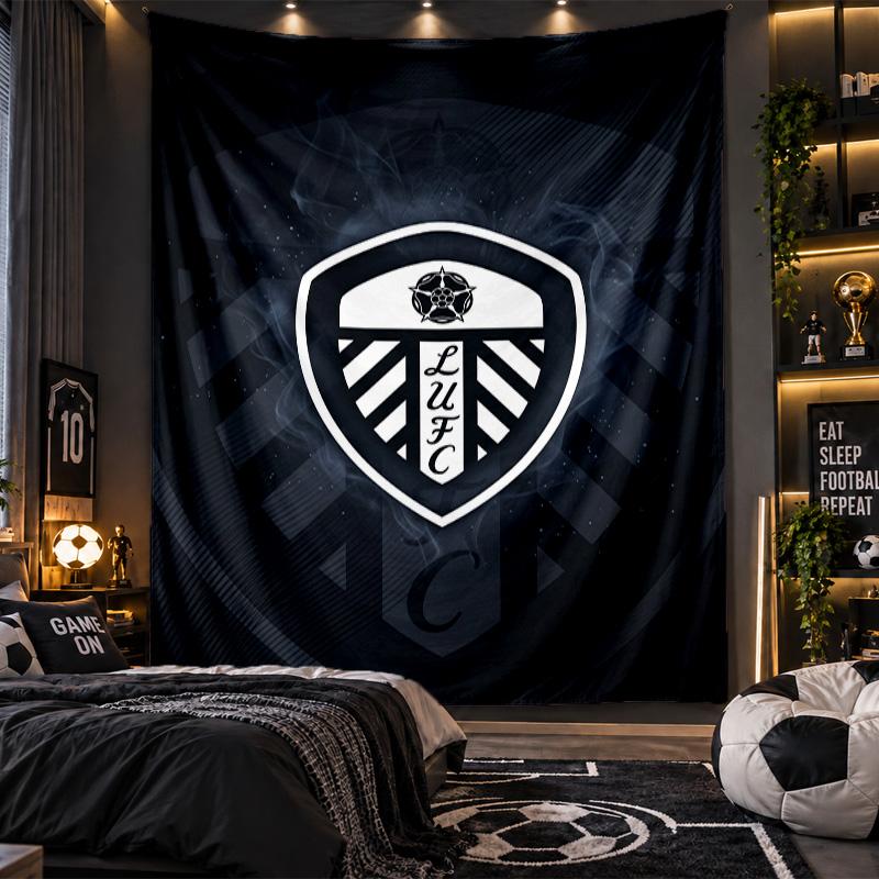 Wall Hanging Tapestry Leeds United Print Cloth for Living Room Bedroom Home Decor