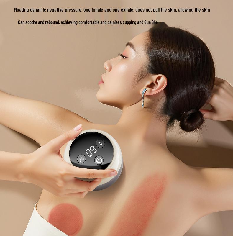 Smart Electric Gua Sha & Cupping Massager with Meridian Brush