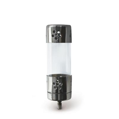 ST Craft ROUGLASS-HOTARU Graveside Candle Holder, Stainless Steel Glass Cylinder, 45 X 45 X 168mm, with Pivot Legs, and Glass Windbreak, for