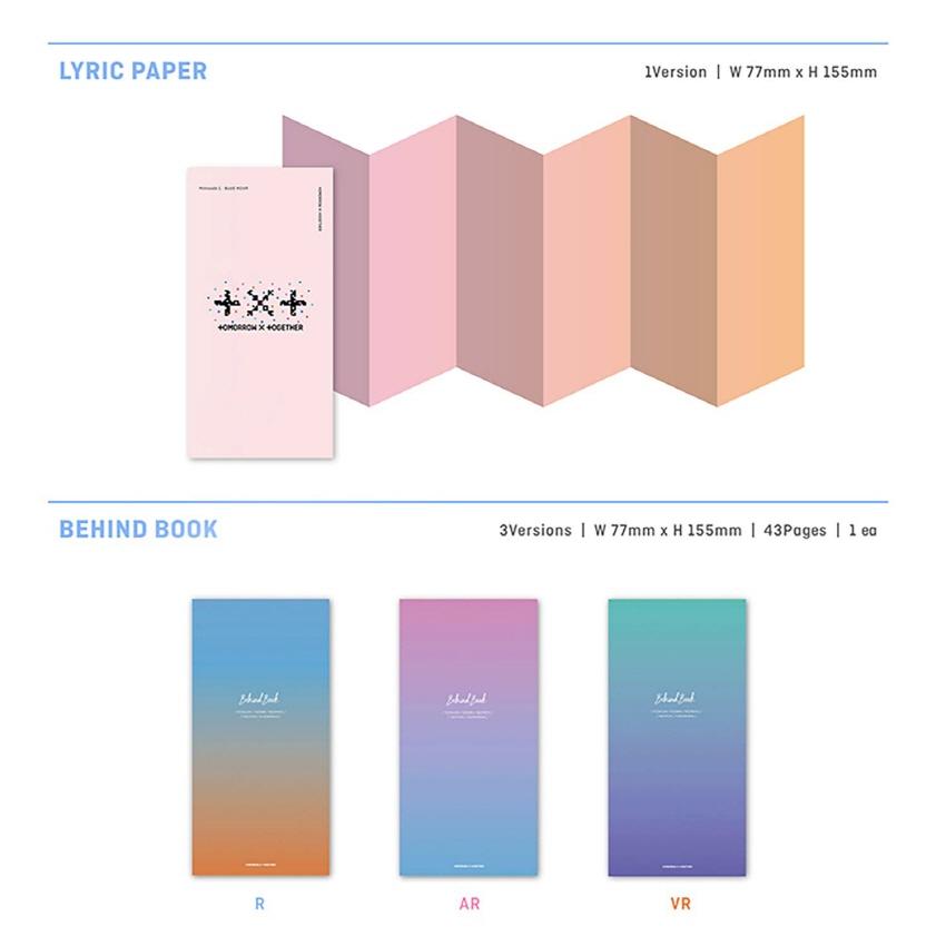 TXT Minisode1 : Blue Hour (Random Ver.) Album + 3 Gift