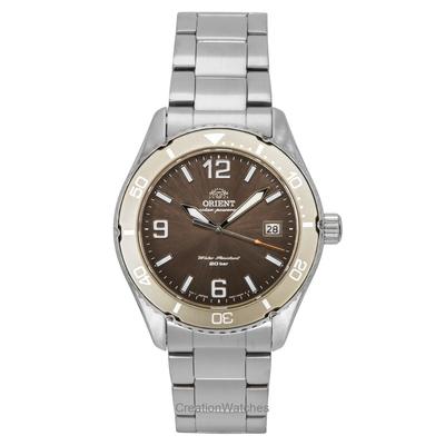 Mako III Stainless Steel Brown Dial Solar Diver's RA-WJ0004Y 200M Men's Watch