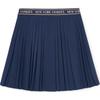 New MLB Varsity New York Yankees Casual Short Skirts Women's Light Navy Blue 3FSKV0144-50NYL