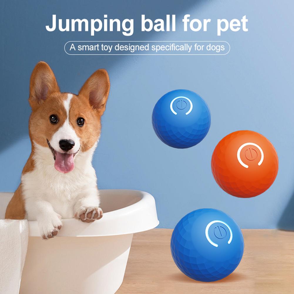 Interactive Dog Ball USB Rechargeable Dog Toy Ball Automatic Rolling Ball Toys for Puppy/Small/Medium Dogs