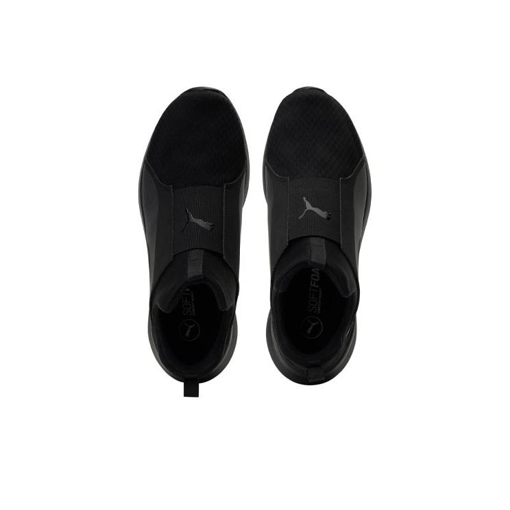 Puma Rebel Comfortable Shock Absorbing Wear Resistant Low Top Running Shoes Women Sneakers Black 364539-06