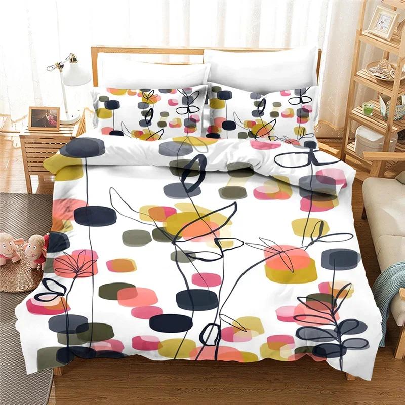 Comforter 100% High Quality S Tropical Rainforest Flowers Bedding Set Eu Double 200X200 Cm Queen King Bed Sets