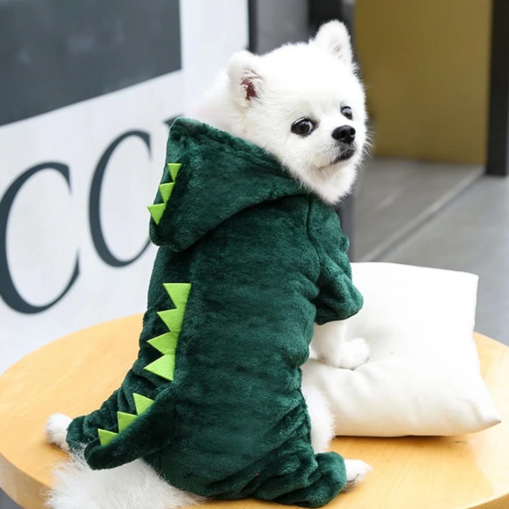 Winter dog clothes dragon dinosaur jumpsuit dog costume warm XL PetJet Winter dog clothes dragon dinosaur jumpsuit dog costume warm XL PetJet