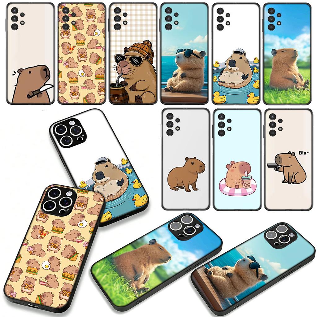 Capybaras Cover Phone Case for Xiaomi Redmi Note 14 12 13 ProPlus A3 Pro Plus 12C 13C 14C 5G