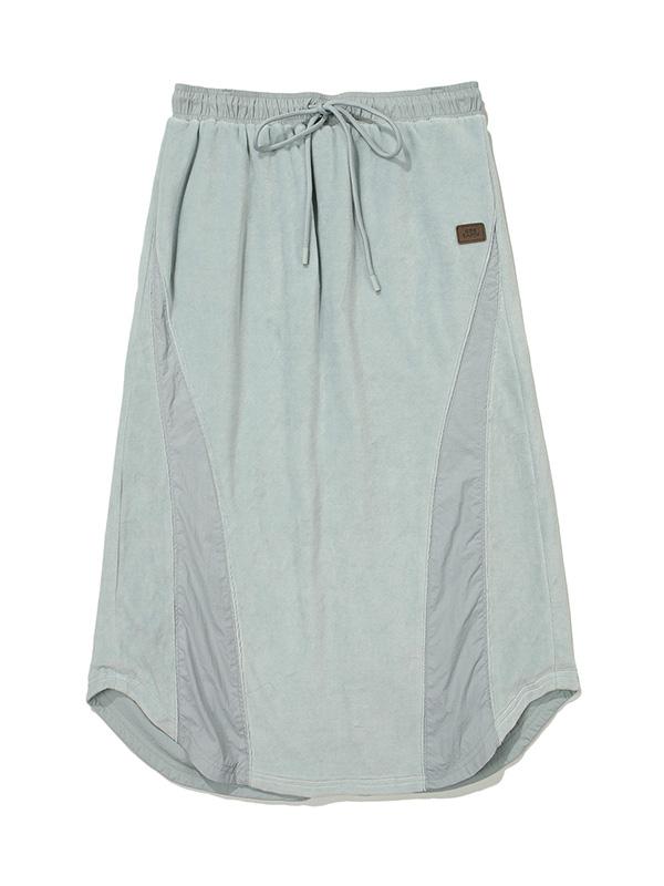 Bbc Earth W Reversible Velour Skirt_Dark Mint
