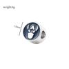 Bracciale con Charms per Figure di Film Perline Ciondolo Fai da Te Avengers Iron Man Spiderman Charms per Realizzazione Manuale Gioielli Accessori