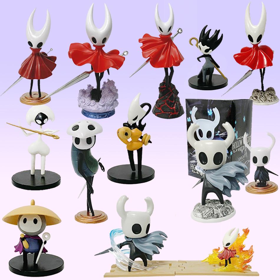 1-8pcs/set Hollow Knight Toys Anime Game Figure The Knight Action Figure Hornet/Quirrel Figurine Collectible Model Doll