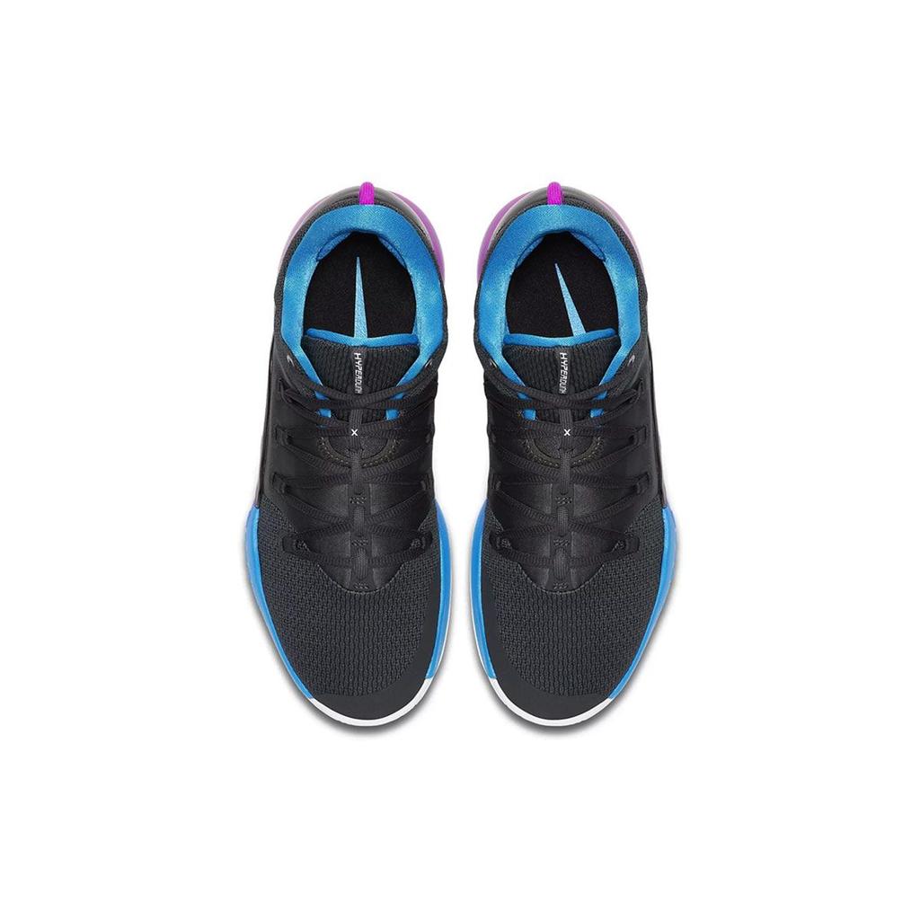 Nike Hyperdunk X Low Basketball Shoes Unisex Sneakers Black Blue Purple AR0464-004