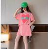 Girls' Summer Short Sleeved Sports Suit Summer Style Fashionable and Stylish Children's Summer Two-piece Set