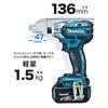 Makita Soft Impact Driver TS141 18V Blue 40Nm Torque Battery and Charger Sold Separately TS141DZ