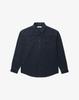 WORK ON BODY OFF Wide Overfit Denim Shirt [Indigo]