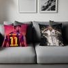 Football N-neymar Stitch Lucky Dragon Pillow Cover Sofa Cushion Cover Home Room Decoration Children Gift