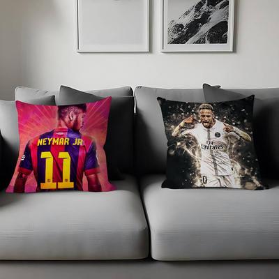 Piłka nożna N-neymar Ścieg Szczęśliwy Smok Poszewka na poduszkę Poszewka na poduszkę do sofy Dekoracja pokoju domowego Prezent dla dzieci