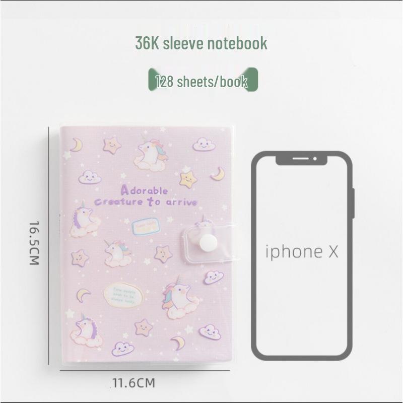 

Isar Cute Magnetic Buckle Diary with Color Pages