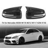L&R Rear View Mirror Cap Cover Replacement For Mercedes W176 W246 W204 W212 W221