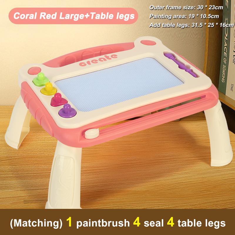 Children's magnetic drawing board, children's home writing board, children's early education puzzle drawing board toy