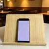 Wooden Tablet Stand Non-Slip Universal Cell Phone Tablet Holder Heavy Duty Home Office Tablet Desktop Mount Tablet