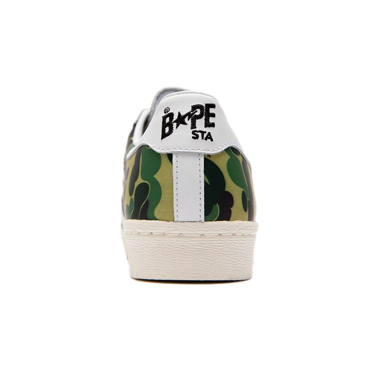 BAPE x adidas Superstar 80s ABC Camo Sneakers Unisex Verdi GZ8981