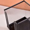 Office Supplies Storage Box Metal Mesh Desktop Sticky Note Box 6Cm