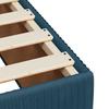 Bed Frame Blue 90x200 cm Velvet