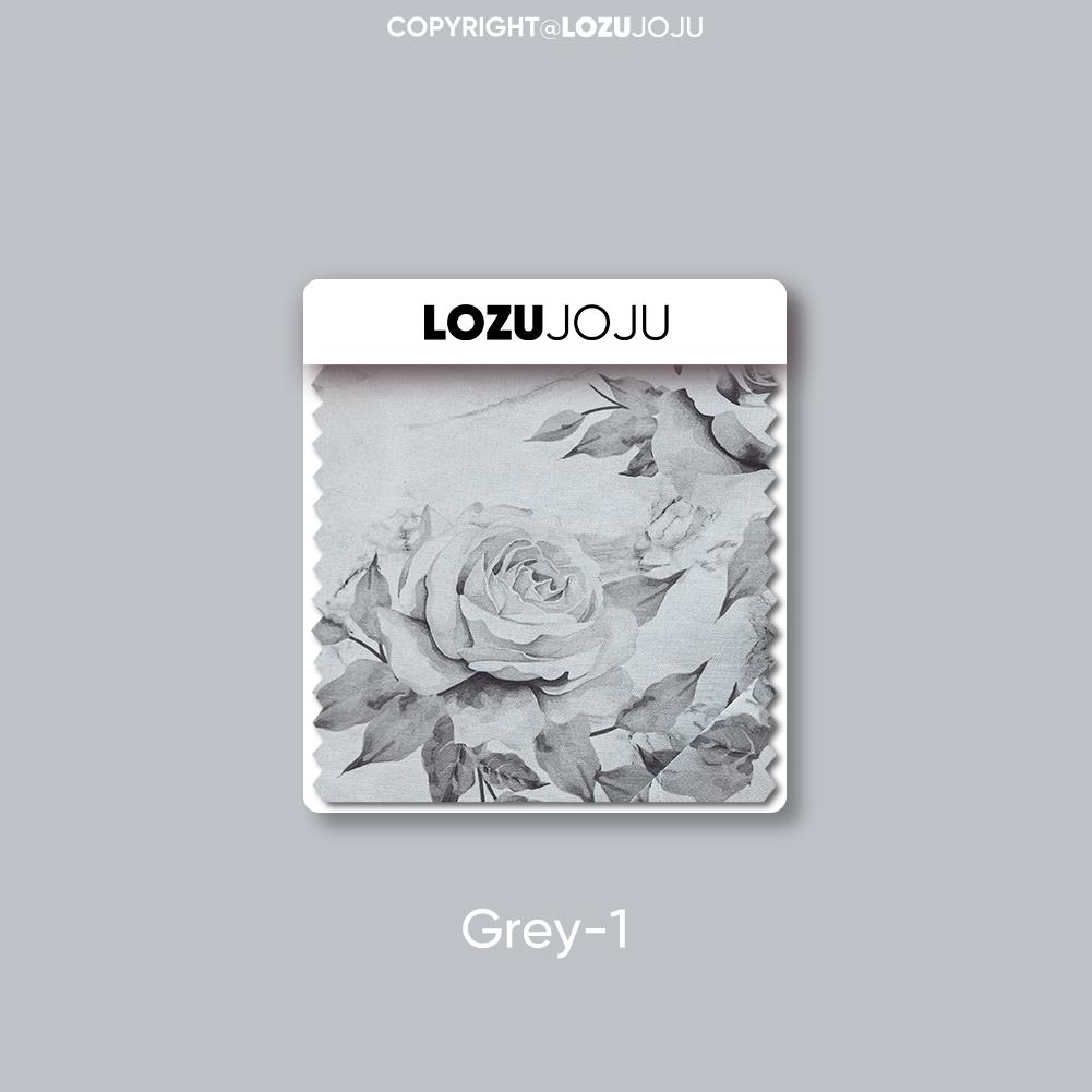 

1 шт. LOZUJOJU Модные французские шторы в стиле ретро, серые с розовым принтом, шторы полного затемнения для спальни, гостиной, балкона, окна для домашнего декора W100cm x L130cm серый