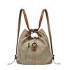 Canvas Women's Bag Large-capacity Fashion Shoulder Bag Multi-compartment Retro Leisure Ladies Travel Backpack