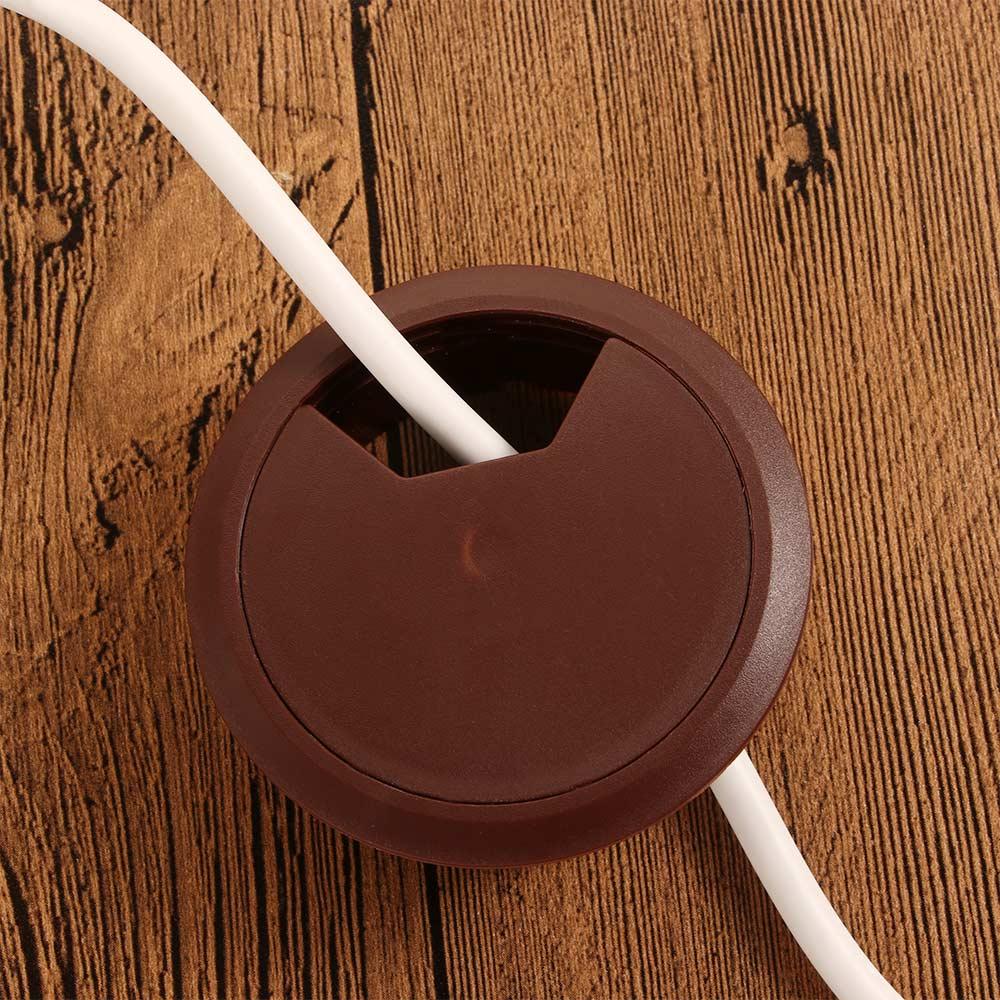 For Home Office Thread Organizer Line Hole Cover Wire Storage Rack Cable Hole Cover Table Grommet