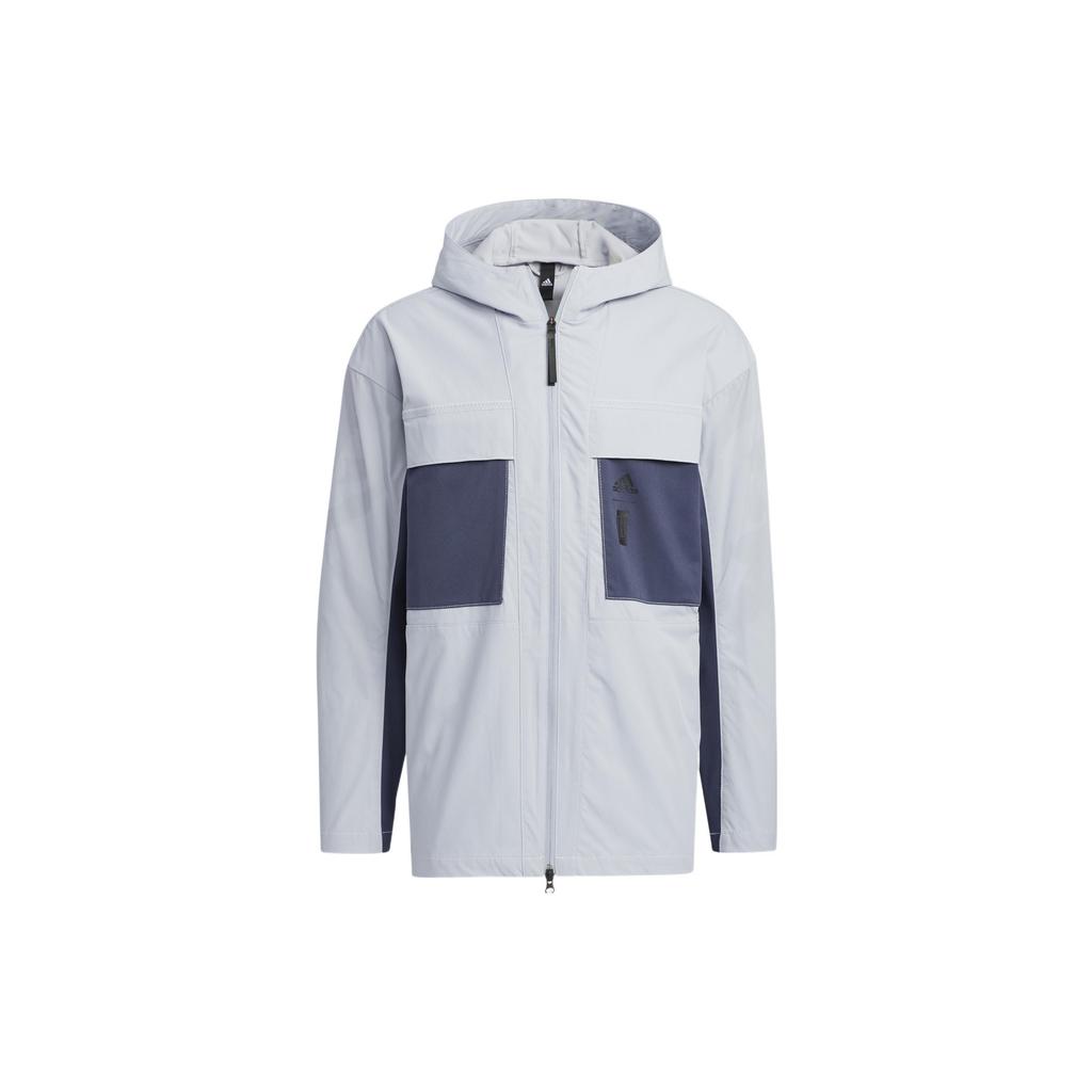 Adidas Jackets Men's Dark Navy Blue Hooded Moderate Other HE5134