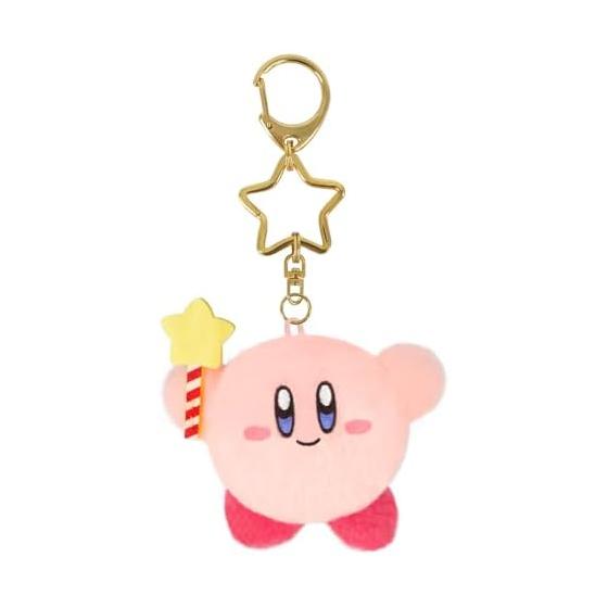 San-Ei Boeki Kirby Mini Mofu Mascot Keychain Star Rod