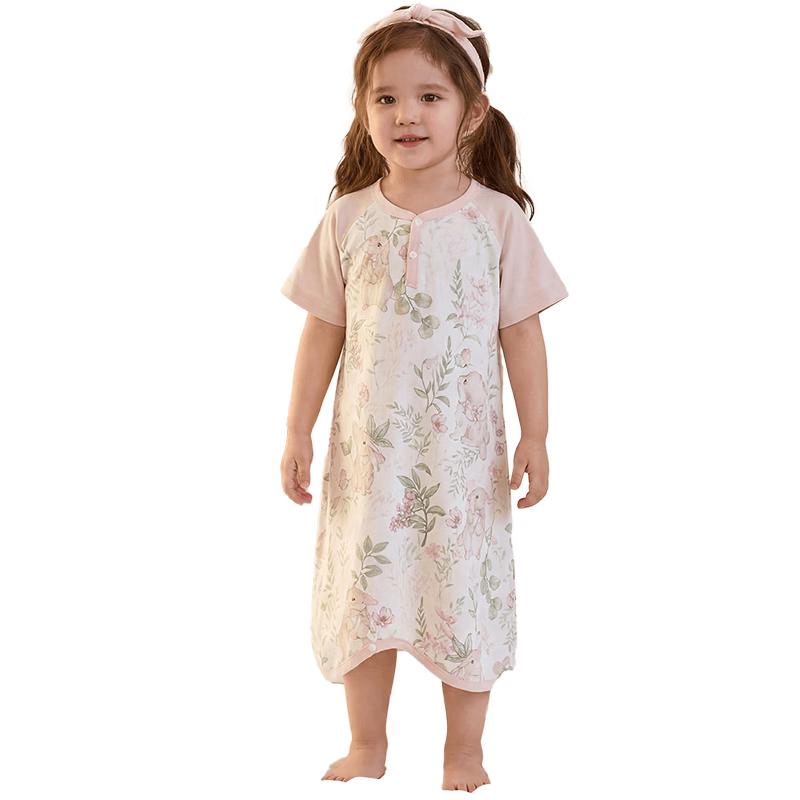 Wellberu Baby Summer Sleep Gown 120cm
