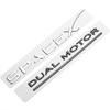 Car SpaceX Dual Motor Sticker Fender Side Decal For Tesla Model Y S 3 X Letters Space Logo Rear Emblem Badge Trunk Accessories