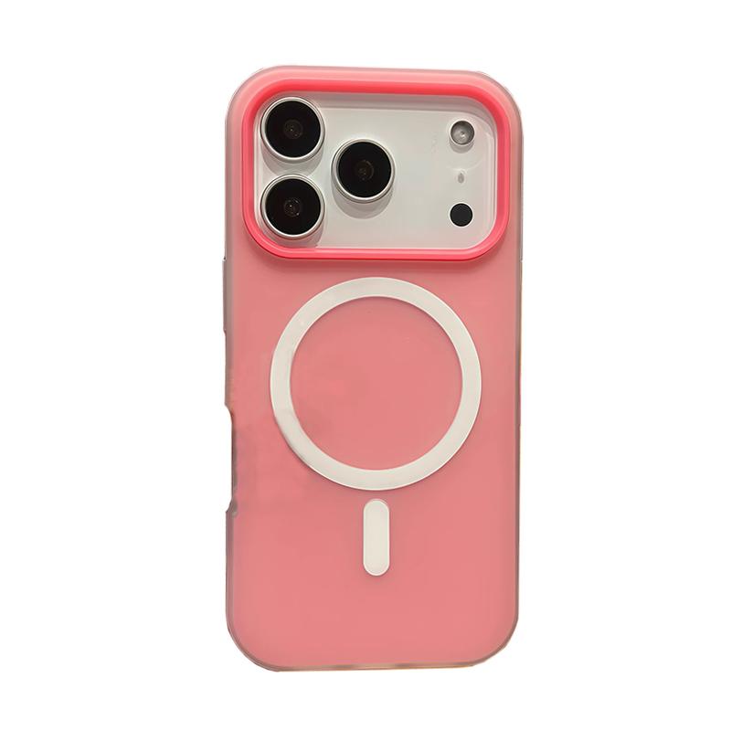 Candy Color For Magsafe Magnetic Wireless Charging Phone Case For iPhone 17 Air 16 15 14 13 Pro Max 2 In 1 Matte TPU Back Cover