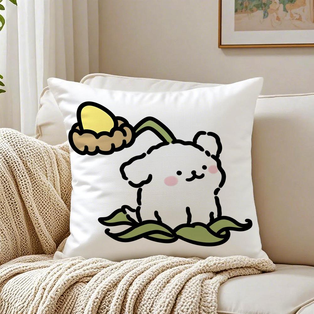 Cute Iine Puppy Funny Dress Cool Cushion Cover Pillowcase Antidustmite living Room Sofa Decor Cushion Room
