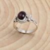Garnet 925 Sterling silver Handamde Januart Birthstone Ring