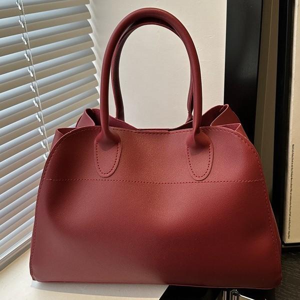 2025 Spring New Commuter Versatile Texture Simple Portable Tote Bag Women's Large-capacity Commuter Shoulder Messenger Bag