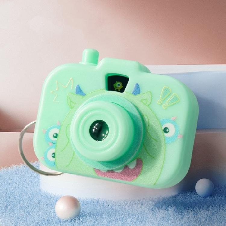 Creative Play Projector Camera Keychain For Kids Portable Plastic Toy With Cartoon Light Display Stylish Keyring