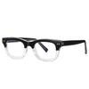 Black Leopard Square Prescription Eyeglasses Shortsighted Hyperopia Progressive Bifocal Optical Frames