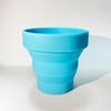 Portable Candy Color Silicone Folding Water Cup - Heat Resistant for Outdoor Use