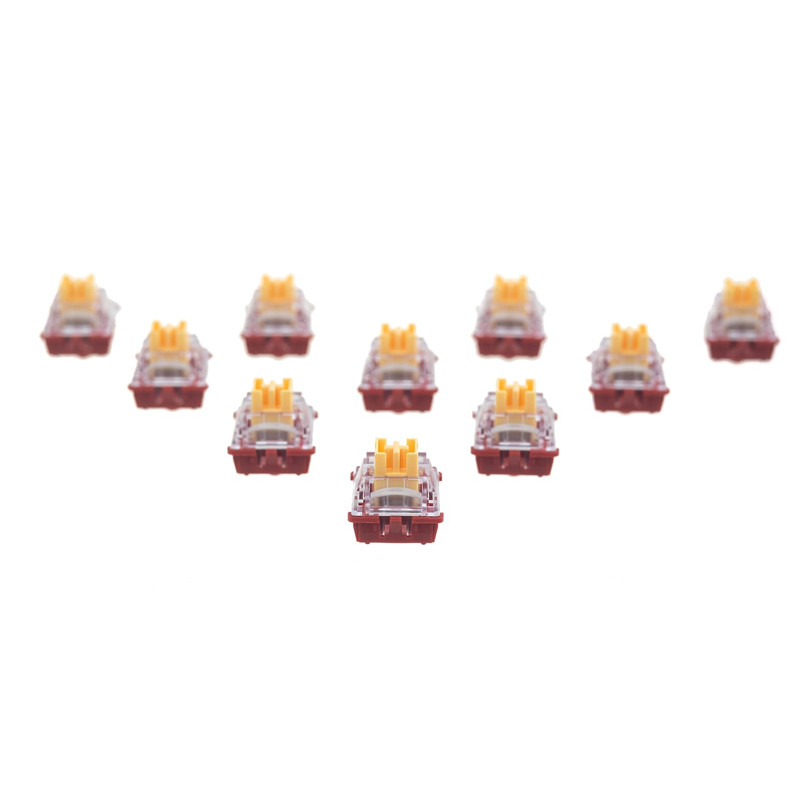 

GK GAMAKAY Phoenix Quiet Keyboard Switch 5 Pin Linear Switch Lubricated Custom Switch Set with Dustproof Stem Compatible with MX Mechanical Gaming