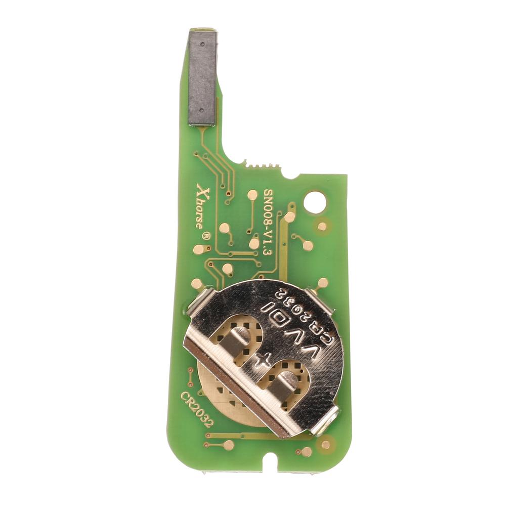 Jingyuqin XHORSE VVDI2 XNTO00EN Für Toyota Typ Drahtloser Universal-Fernschlüssel 3 Tasten XN008 Fernbedienung mit NXP Chip