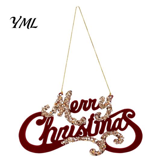 Indoor Christmas Tree Ornament Set Flocked Ornaments with Gold Edging, Retro Red Velvet Hanging Soft Flocking Fabric Holiday Decor Decoration,