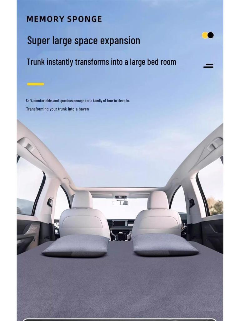 Volkswagen Tayron Trunk Bed Mat: Sleeping Pad for 25 Models - Inflatable Rear Row Car Bed