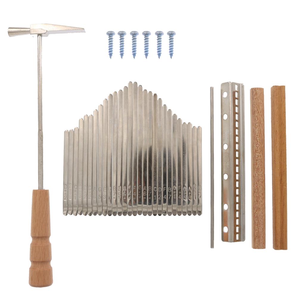21-note Kalimba Picks 8-note, 10-note, 17-note, and 20-note Thumb Piano Picks Metal Buttons Finger Piano Keys